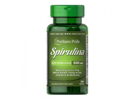 Spirulina 500 мг Puritan's Pride (200 таблеток)