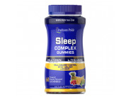 Sleep Complex Gummies with Melatonin & L-Theanine Puritan's Pride (60 капсул)
