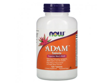 Adam Male Multi NOW FOODS (120 таблеток)