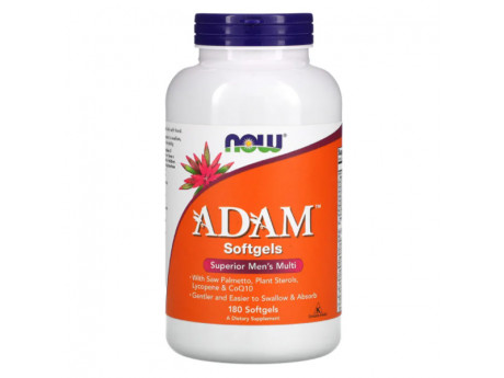 Adam Male Multi NOW FOODS (180 капсул)