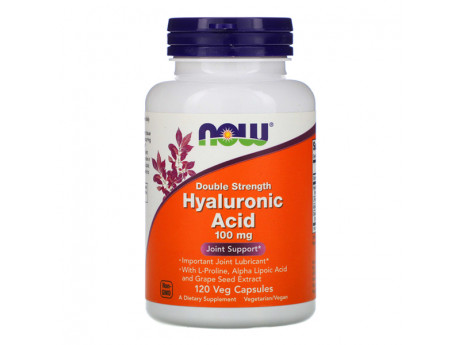 HYALURONIC ACID 100 мг NOW FOODS (120 капсул)