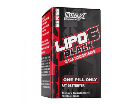 Lipo-6 Black Ultra Concentrate NUTREX (30 капсул)