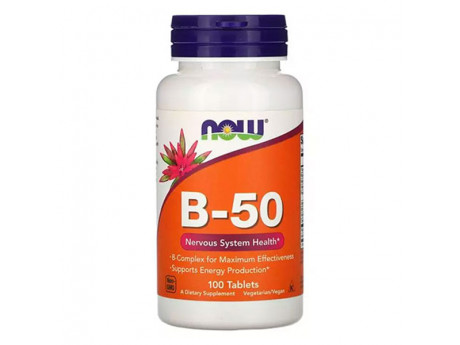 Vitamin B-50 NOW (100 таблеток)