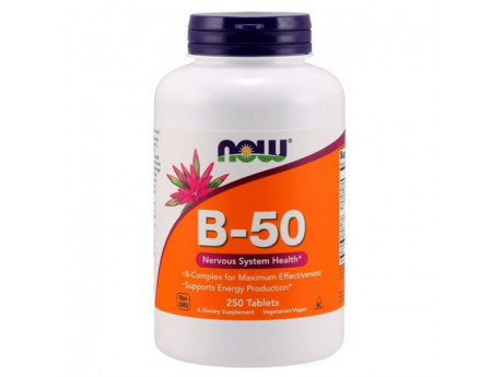 Vitamin B-50 NOW (250 таблеток)