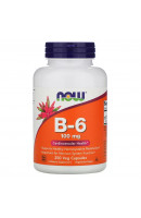 Vitamin B-6 100 mg NOW (250 вег капсул)