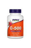 Vitamin C-500 With Rose Hips NOW (250 таблеток)