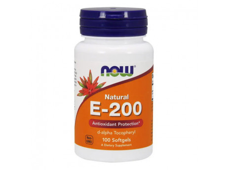 Vitamin E-200 DA NOW (100 капсул)