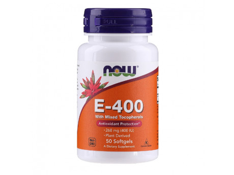 Vitamin E-400 MIXED Toc NOW (50 капсул)
