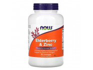 Vitamin Elderberry & Zinc NOW (90 таблеток)