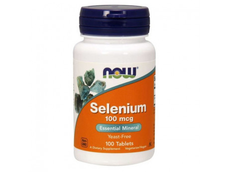 SELENIUM 100 мкг NOW (100 таблеток)