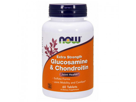 Glucosamine Chondroitin 2X 750/600 mg NOW (60 таблеток)