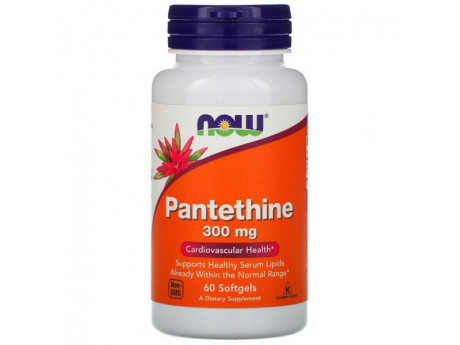 Pantethine 300 mg NOW (60 капсул)