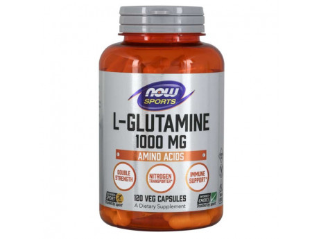 L-Glutamine 1000 mg NOW (120 капсул)