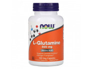 L-Glutamine 500 mg NOW (120 вег капсул)