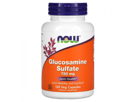 Glucosamine Sulfate 750 mg NOW (120 вег капсул)