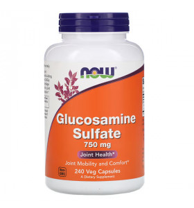 Glucosamine Sulfate 750 mg NOW (240 вег капсул)
