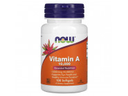 Vitamin A 10000 IU NOW (100 капсул)