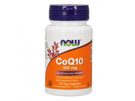 CoQ10 100 mg NOW (30 вег капсул)