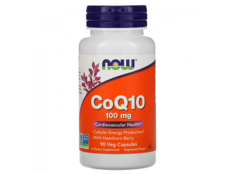 CoQ10 100 mg NOW (90 вег капсул)