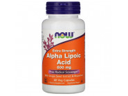 Alpha Lipoic Acid 600 mg NOW (60 вег капсул)