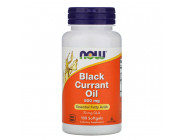 Black Currant Oil 500 mg NOW (100 капсул)