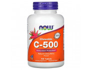 Vitamin C-500 Chewable NOW (100 таблеток)