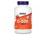 Vitamin C-500 Chewable NOW (100 таблеток)