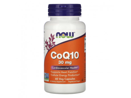CoQ10 30 mg NOW (60 капсул)