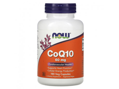 CoQ10 60 mg NOW (180 капсул)