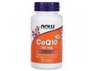 CoQ10 50 mg + Vitamin E NOW (200 капсул)