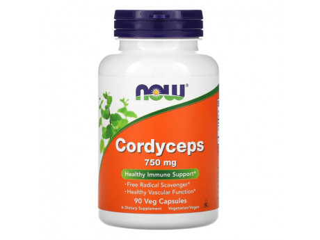 Cordyceps 750 mg NOW (90 капсул)