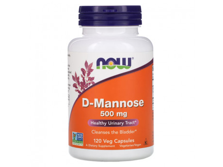 D-Mannose 500 mg NOW (120 вег капсул)