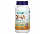 DHA 100 mg Chewable NOW (60 таблеток)