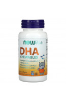 DHA 100 mg Chewable NOW (60 таблеток)