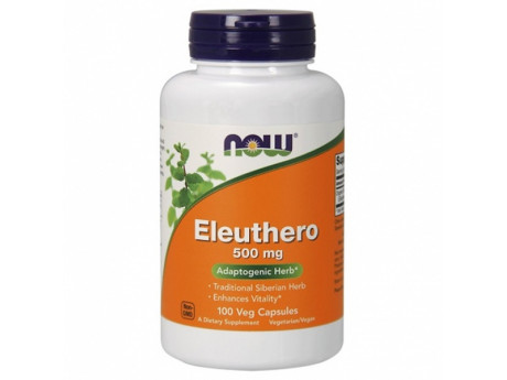 Eleuthero 500 mg NOW (100 вег капсул)