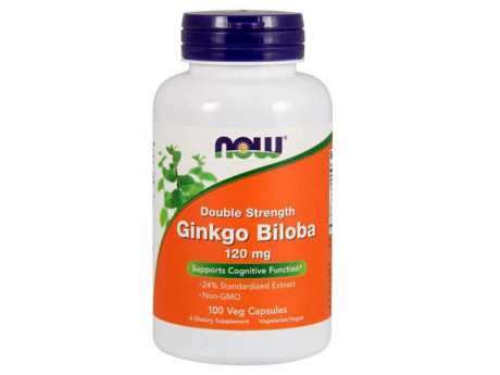 Ginkgo Biloba 120 мг NOW (100 капсул)