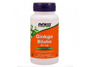 Ginkgo Biloba 60 мг NOW (60 вег капсул)