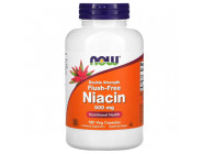Flush Free Niacin 500 мг NOW (180 вег капсул)