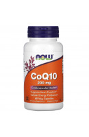 CoQ10 200 mg NOW (60 вег капсул)