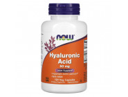 Hyaluronic Acid 50 мг + MSM NOW (120 вег капсул)