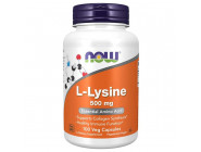 L-Lysine 500 mg NOW (100 вег капсул)