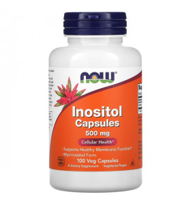 Inositol 500 мг NOW (100 вег капсул)