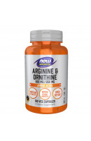 L-Arginine & Ornithine NOW (100 вег капсул)