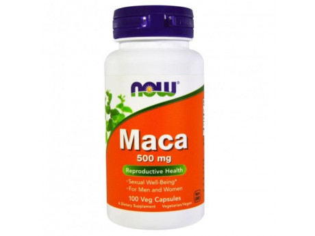 Maca 500 мг NOW (100 вег капсул)