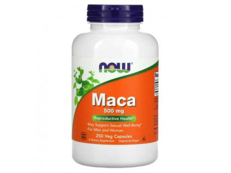 Maca 500 мг NOW (250 вег капсул)