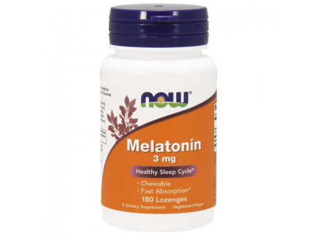 Melatonin 3 мг Now Foods (180 таблеток)
