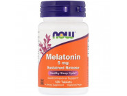 Melatonin 5 мг SR Now Foods (120 таблеток)