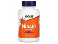 Niacin 500 мг NOW (100 капсул)