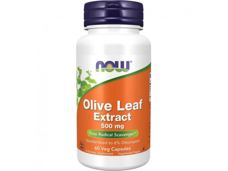 Olive Leaf Extract 500 мг NOW (60 вег капсул)
