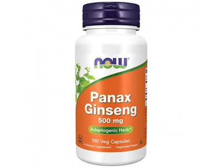 Panax Ginseng 500 мг NOW (100 вег капс)